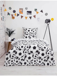 Постельное белье 10529 (17) Футбол поплин 1,5 сп / Василиса