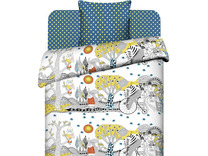 Постельное белье 9988 (17) У лесной тропы поплин 1,5 сп / Василиса