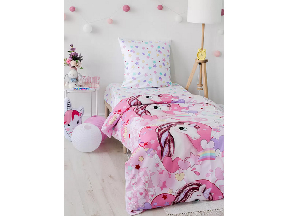 Постельное белье 7840 (24) Единорог бязь 1,5 сп / Василиса Постельное белье 7840 (24) Единорог бязь 1,5 сп / Василиса