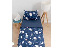 Постельное белье с простыней на резинке 70780 (24) Косме поплин 1,5 сп / Василиса