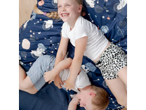 Постельное белье с простыней на резинке 70780 (24) Косме поплин 1,5 сп / Василиса