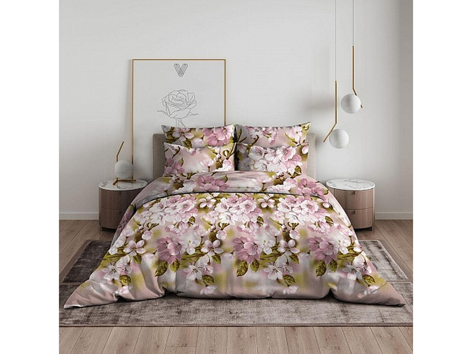 Постельное белье 3866 (20) Японское уторо бязь 1,5 сп / Василиса