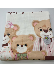 Плед ZH 118 Веселая семья махровое 110*110 / 7-я