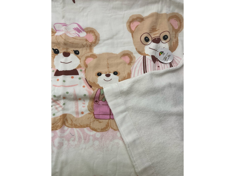 Плед ZH 118 Веселая семья махровое 110*110 / 7-я