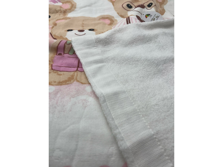 Плед ZH 118 Веселая семья махровое 110*110 / 7-я