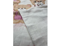 Плед ZH 118 Веселая семья махровое 110*110 / 7-я