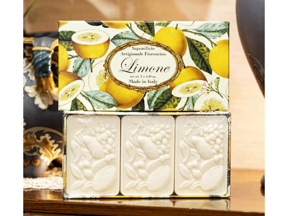 Мыло S 177 с ароматом лимона, 125 гр (3 шт) / Saponificio Artigianale Fiorentino