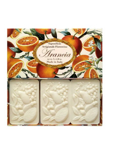 Мыло Orange с ароматом апельсина, 125 гр (3 шт) / Saponificio Artigianale Fiorentino