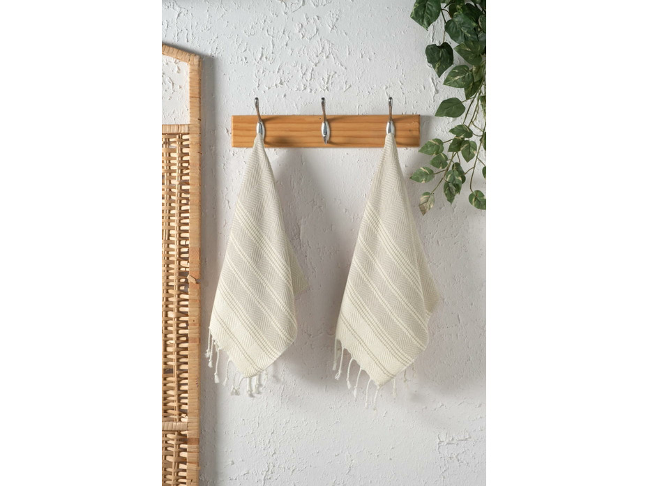 Набор полотенец Zigzag хлопковые 38*68 (2 шт) / Arya