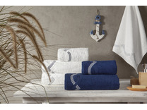 Набор полотенец Cross махровые 50*100, 75*150 / Tivolyo Home