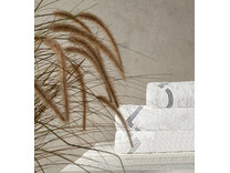 Набор полотенец Cross махровые 50*100, 75*150 / Tivolyo Home