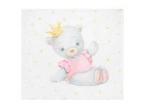 Плед 6948932 Принцесса флисовый 100*100 / Крошка Я Плед 6948932 Принцесса флисовый 100*100 / Крошка Я