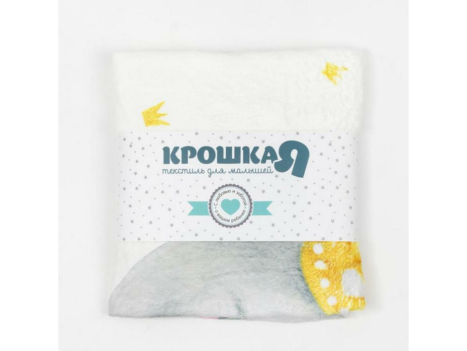 Плед 6948932 Принцесса флисовый 100*100 / Крошка Я Плед 6948932 Принцесса флисовый 100*100 / Крошка Я