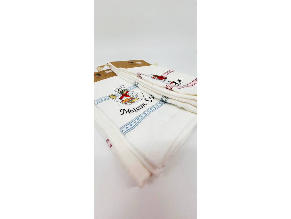 Набор полотенец 8511375 Повар вафельно-махровые (40*60, 2 шт) / 7-я