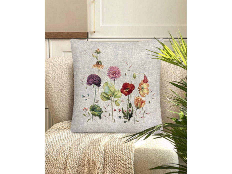 Наволочка декоративная 2414392 Акварельные маки гобелен 45*45 / Le Gobelin Наволочка декоративная 2414392 Акварельные маки гобелен 45*45 / Le Gobelin
