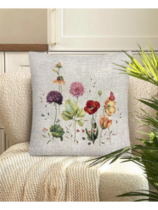 Наволочка декоративная 2414392 Акварельные маки гобелен 45*45 / Le Gobelin