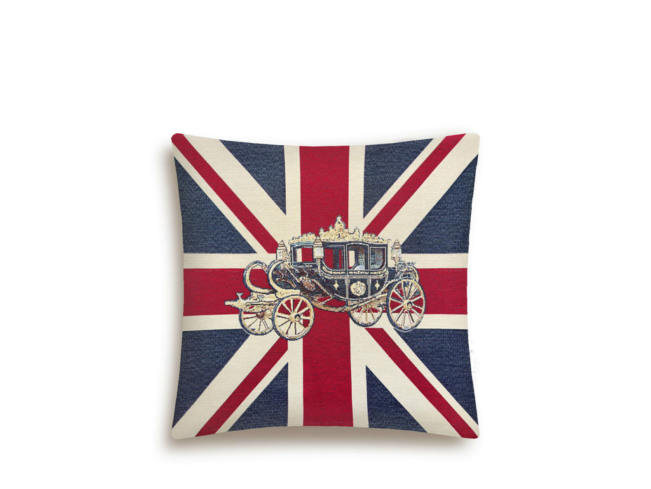 Наволочка декоративная 7904 Карета гобелен 45*45 / Le Gobelin