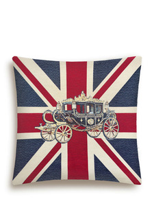 Наволочка декоративная 7904 Карета гобелен 45*45 / Le Gobelin