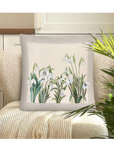 Наволочка декоративная 2412611 Подснежники 4 гобелен 45*45 / Le Gobelin