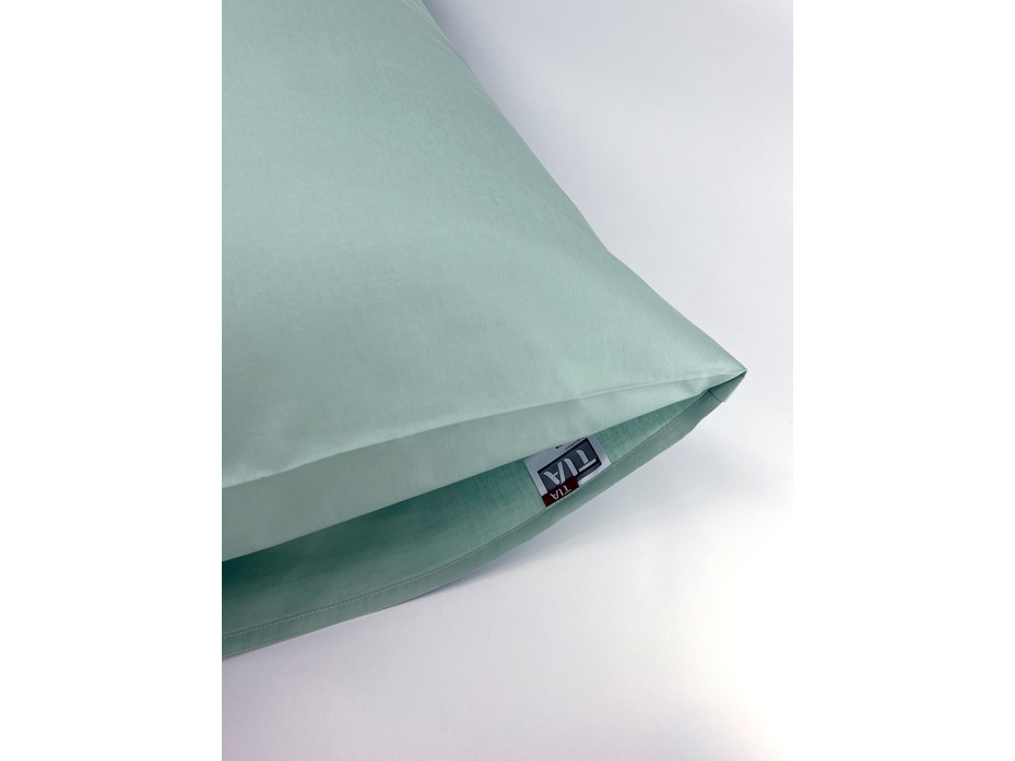 Наволочка 213KL-506 мята сатин однотонный 70*70 / Tia