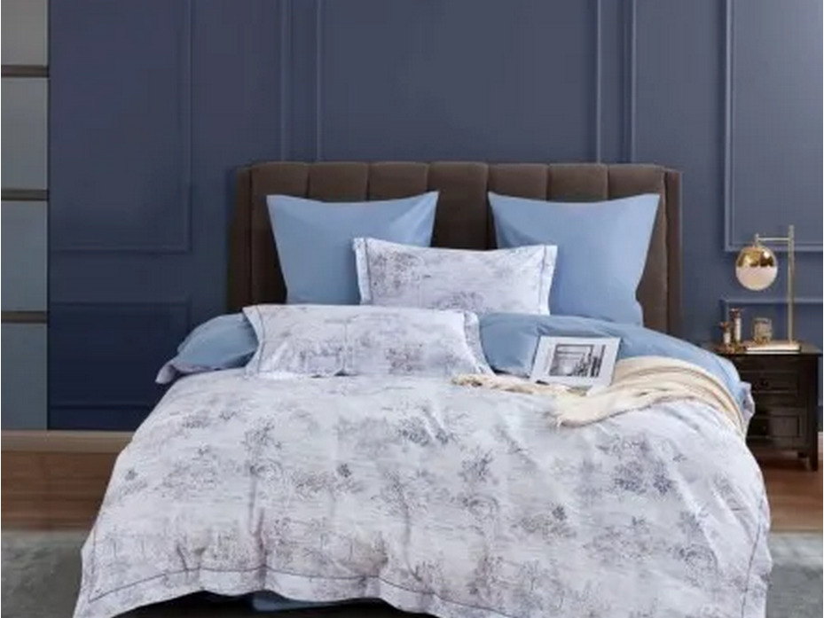 Постельное белье 2150-6 сатин премиум Евро сп / Asabella Постельное белье 2150-6 сатин премиум Евро сп / Asabella