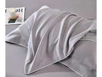 Постельное белье 2243-6 Серый фланель Евро сп / Asabella