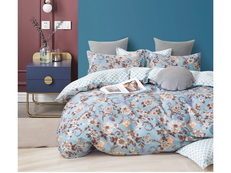 Постельное белье S-141 сатин Евро сп / Butterfly Постельное белье S-141 сатин Евро сп / Butterfly