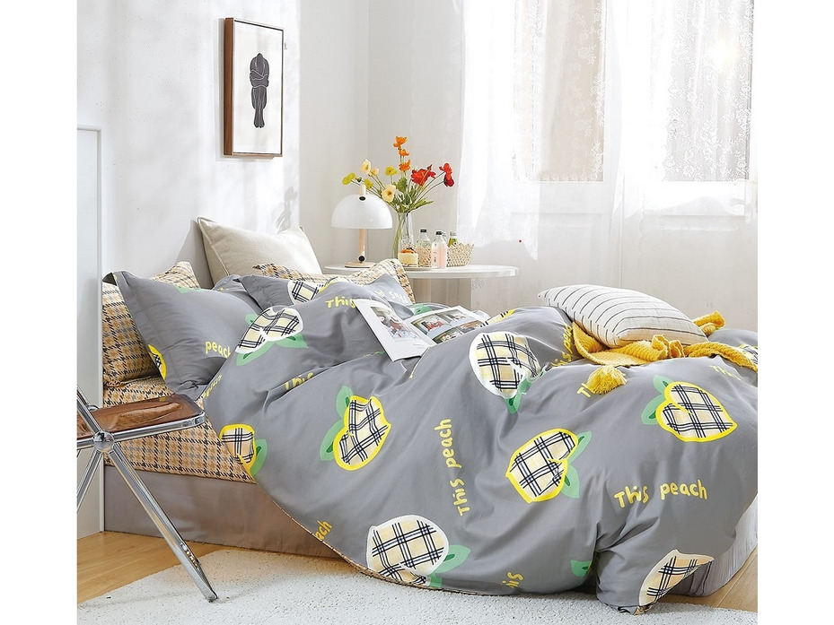 Постельное белье 1129 Д сатин 1,5 сп / Butterfly