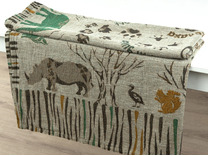 Плед 479 18С240-ШР Зоопарк льняной 110*160 / Белорусский лен Плед 479 18С240-ШР Зоопарк льняной 110*160 / Белорусский лен