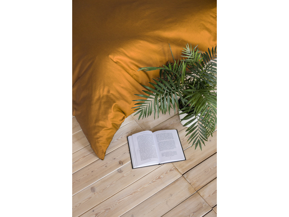 Пододеяльник 213KL-949 горчица сатин однотонный 160*220 / Tia