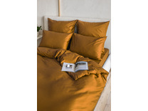 Пододеяльник 213KL-949 горчица сатин однотонный 160*220 / Tia