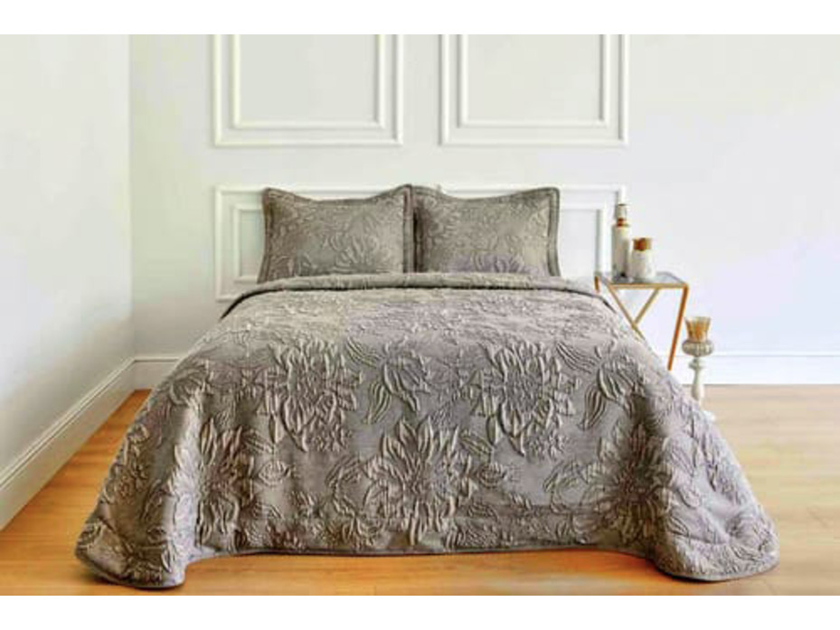 Покрывало с наволочками Larina жаккардовое 260*270, 50*70 (2шт) / Soft cotton