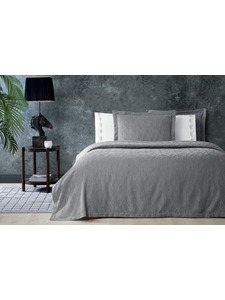 Постельное белье с покрывалом Stella сатин делюкс Евро сп / Tivolyo Home