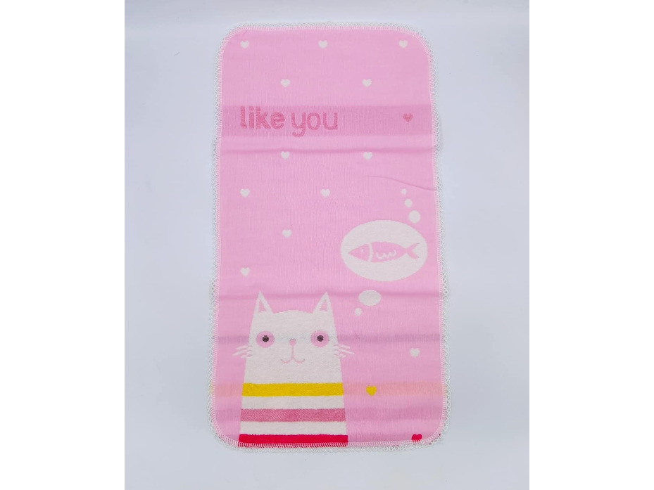Полотенце 650223 Котенок в полосатом хлопковое 25*50 / 7-я Полотенце 650223 Котенок в полосатом хлопковое 25*50 / 7-я