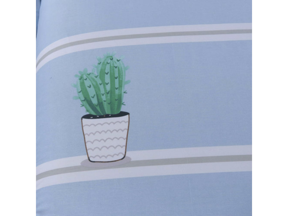 Постельное белье Кактус 557 сатин 1,5 сп / Sofi de Marko