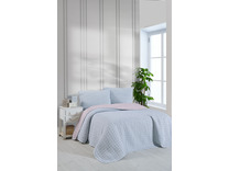 Покрывало с наволочкой Muslin Kare хлопковое 160*240, 50*70 / Karven Покрывало с наволочкой Muslin Kare хлопковое 160*240, 50*70 / Karven