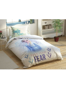 Постельное белье с простыней на резинке Холодное сердце Frozen 2 double Disney ранфорс 1,5 сп / Tac