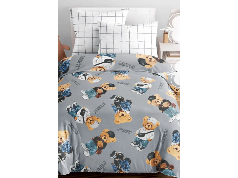 Постельное белье 500309 (24) Тедди поплин 1,5 сп / Василиса