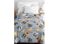 Постельное белье 500309 (24) Тедди поплин 1,5 сп / Василиса