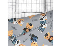 Постельное белье 500309 (24) Тедди поплин 1,5 сп / Василиса