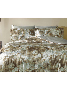 Постельное белье Loretta сатин, жатый шелк Евро сп / Тivolyo Home