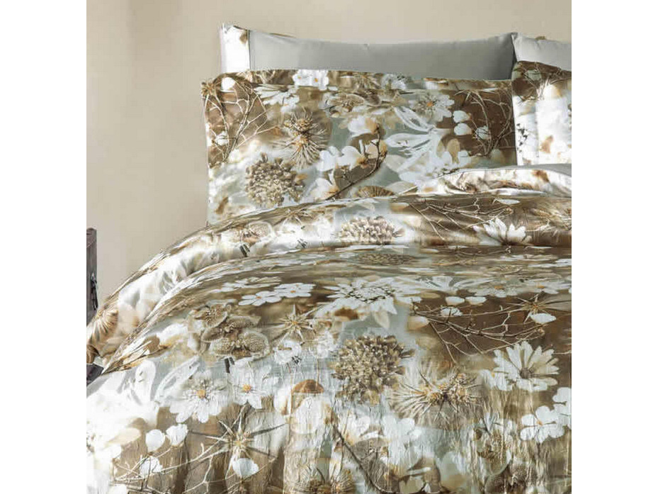 Постельное белье Loretta сатин, жатый шелк Евро сп / Тivolyo Home