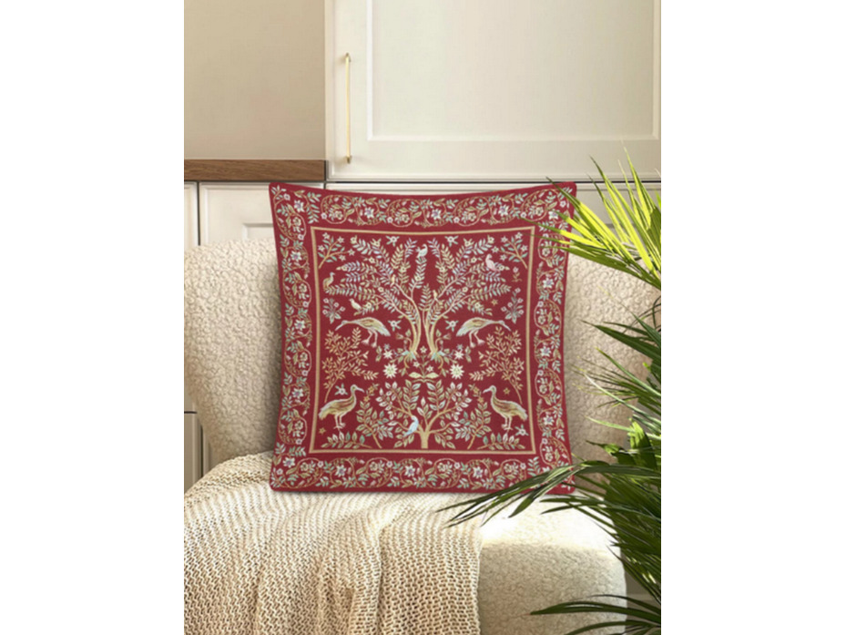 Наволочка декоративная 2416405 Рапсодия бордо гобилен 45*45 / Le Gobelin
