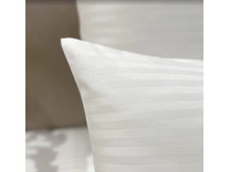 Наволочка полоса 1 см сатин страйп 50*70 / Tia Наволочка полоса 1 см сатин страйп 50*70 / Tia