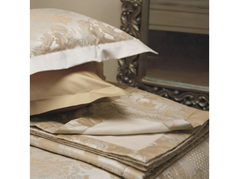 Плед Louis XIV мако-брокат-дамаст, меринос 130*190 / Curt Bauer