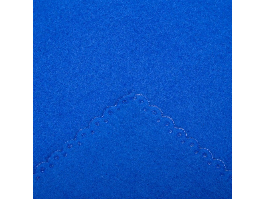 Плед 3528539 синий флисовый 130*150 / Экономь и Я