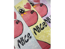 Полотенце 2204361 Дракон в колпаке вафельное 35*75 / 7-я