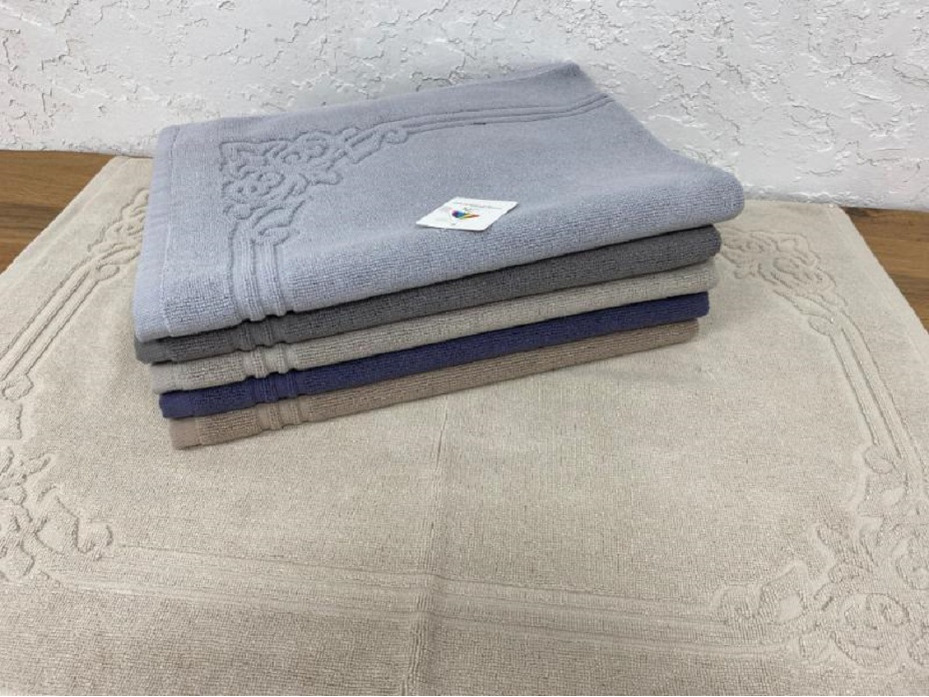 Полотенце для ног 1934213 Жаккард махровое 50*70 / 7-я