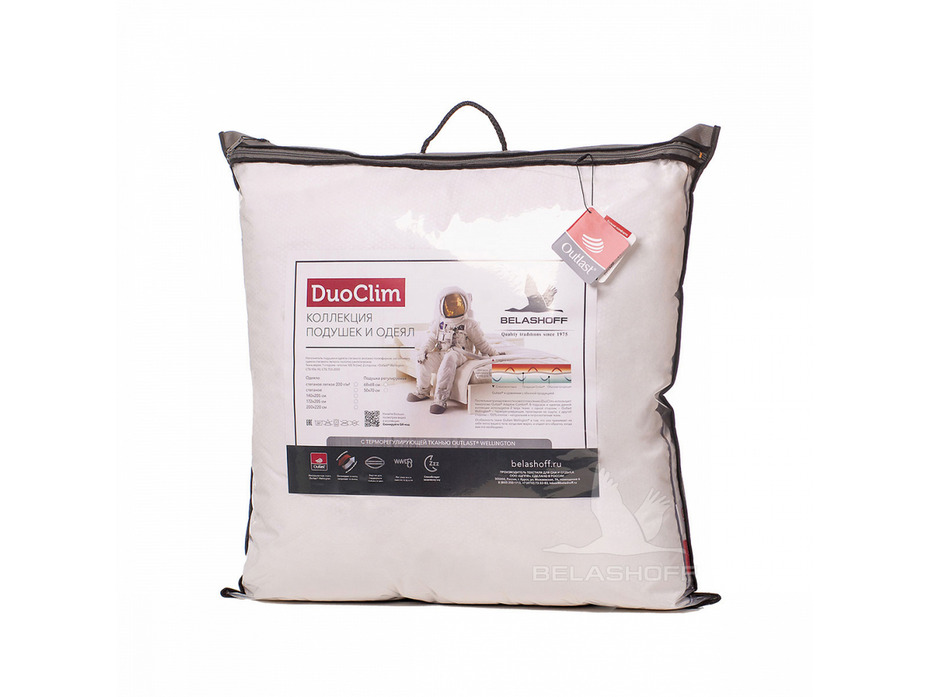 Подушка Duo Clim синтетическое волокно 70*70 / Belashoff