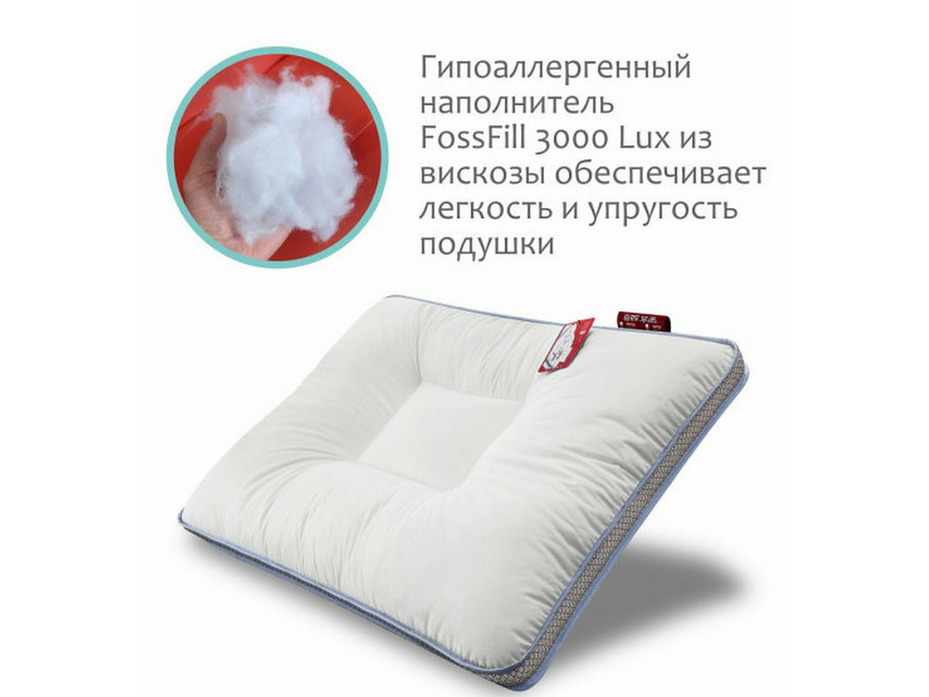 Подушка Quadro DeLux EC-4271 чехол тик 50*70 / Espera